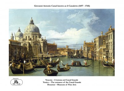 The entrance of the Canal Grande - Canaletto
