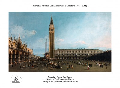 The Piazza San Marco - Canaletto