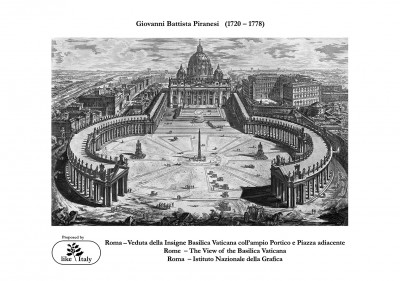The View of the Basilica Vaticana - Giovanni Battista Piranesi