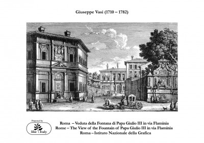 The View of the Fountain of Papa Giulio III in via Flaminia - Giuseppe Vasi